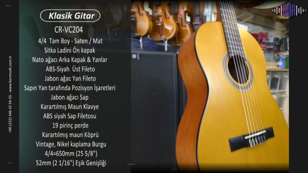 VALENCIA VC204 Klasik Gitar