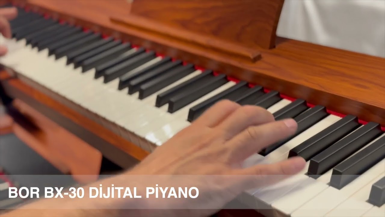 BOR BX-30 BN88 Tuşlu Yarı Ağırlıklı Dijital Piyano 88 tuşlu Yarı ağırlıklı Piyano