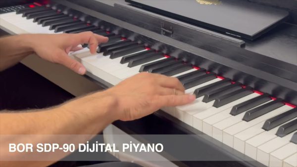 SDP-90 BK BOR SDP-90 BKHammer Action Tuş Org | Super Reverb | 800 Ritim |1000 Adet Ses |